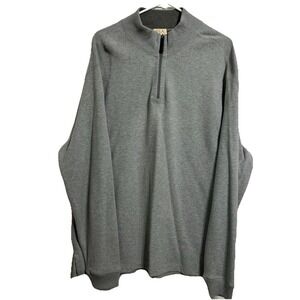 Jos. A. Bank Signature Collection Men's XL Gray 1/4 Zip Long Sleeve‎ Sweater